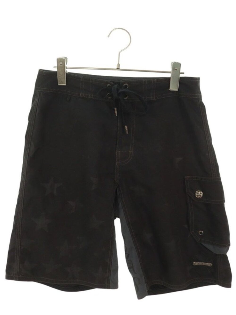 Chrome Hearts Swim Pants Star Print Crossball Buttonss 29 Inch Swimwear